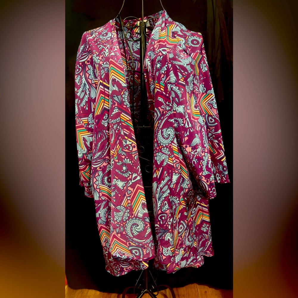 LuLaRoe Multicolor Patterned Cardigan